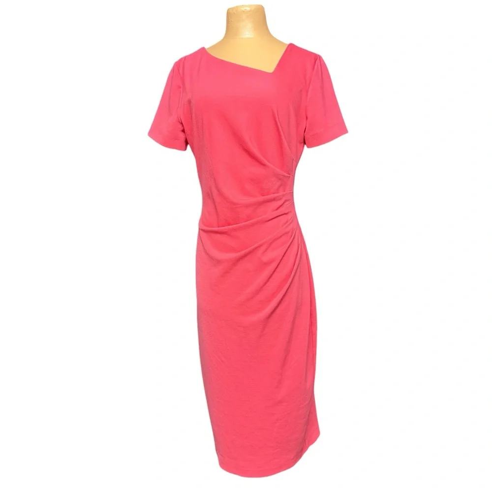 Brooks Brothers Coral Pink Midi Dress - Picture 2 of 12